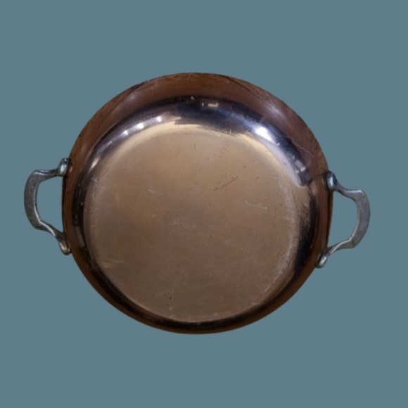 *Sotal Copper, Brass Fry Pans Vintage Set of 3 Tin-lined...